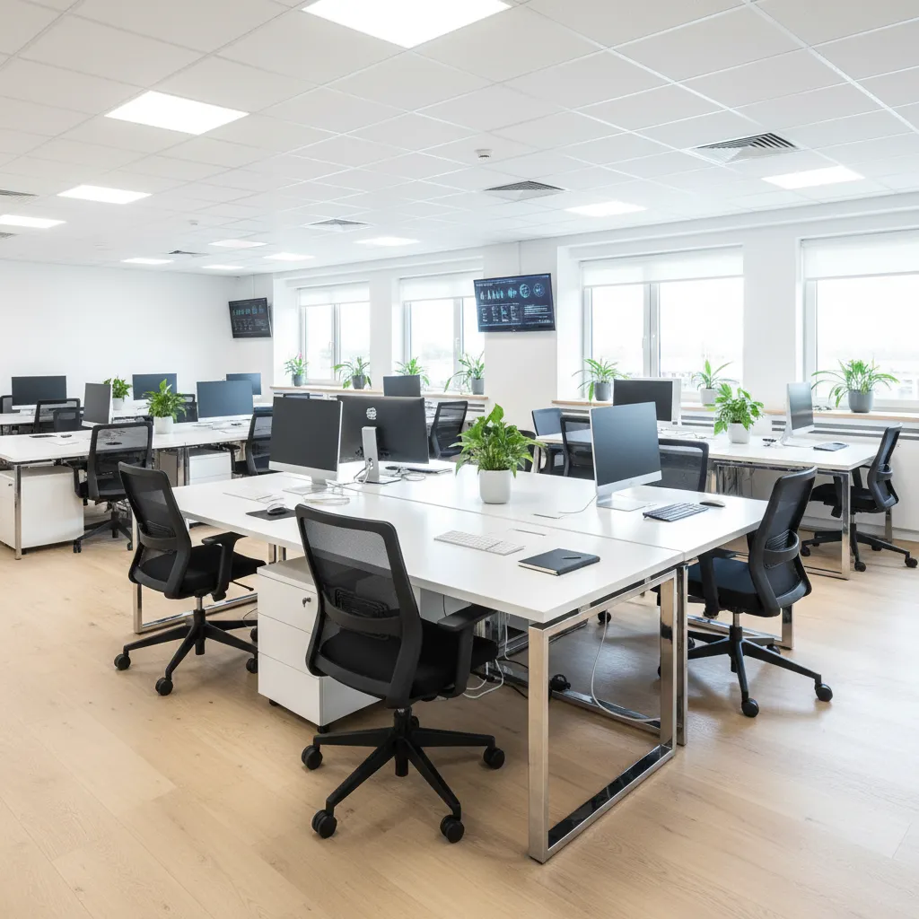 Bureau commercial propre et professionnel