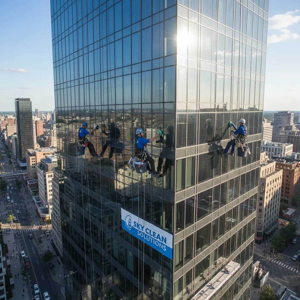 Nettoyage professionnel de vitres et façades